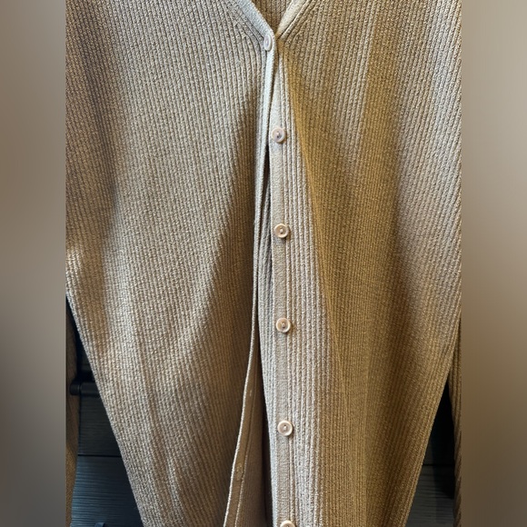 Villager by Liz Claiborne Company Acrylic V-Neck Button Down Cardigan Sweater - Picture 2 of 5